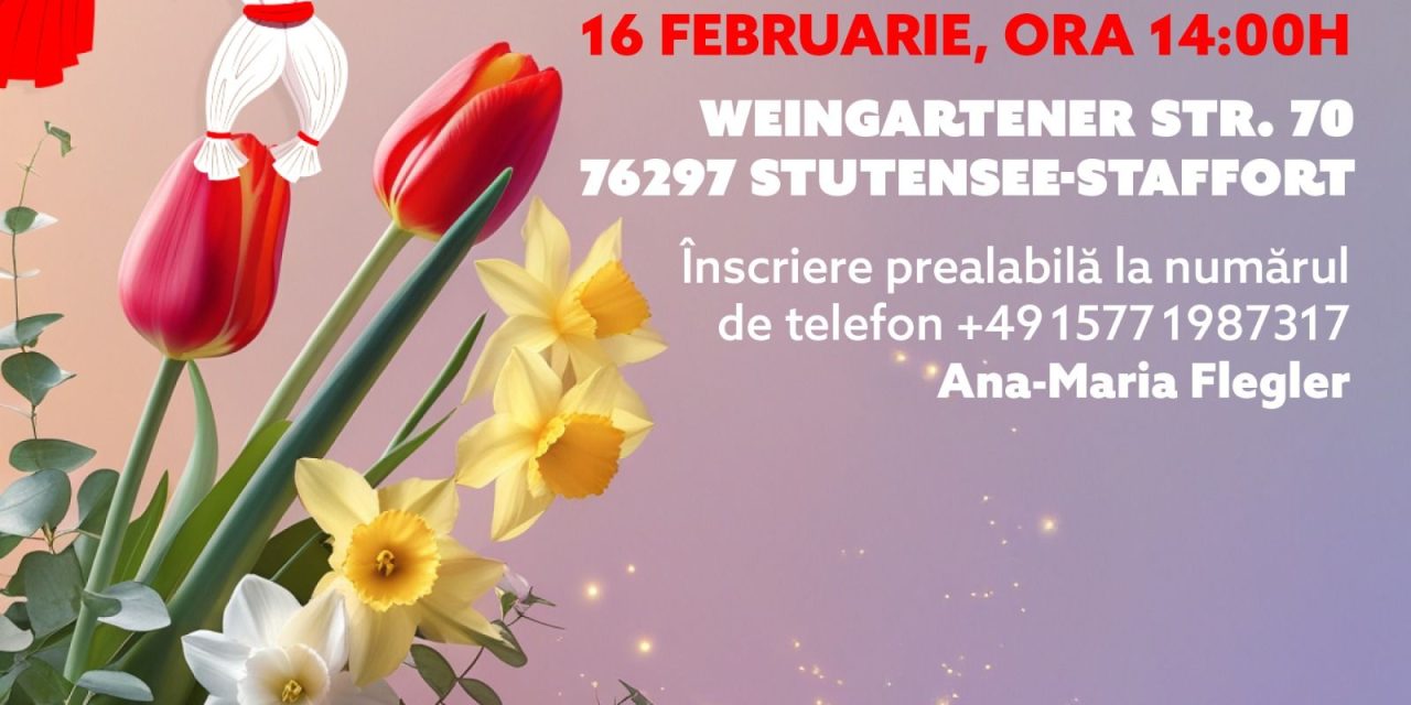 Atelierul de Mărțișoare – Adu primăvara mai aproape! 16.02.2025