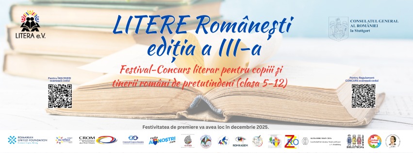 LITERE Românești (octombrie-decembrie 2025)