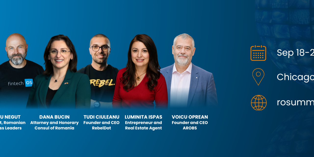 ROMANIAN COMMUNITY SUMMIT SEPTEMBER 18-20 CHICAGO, IL